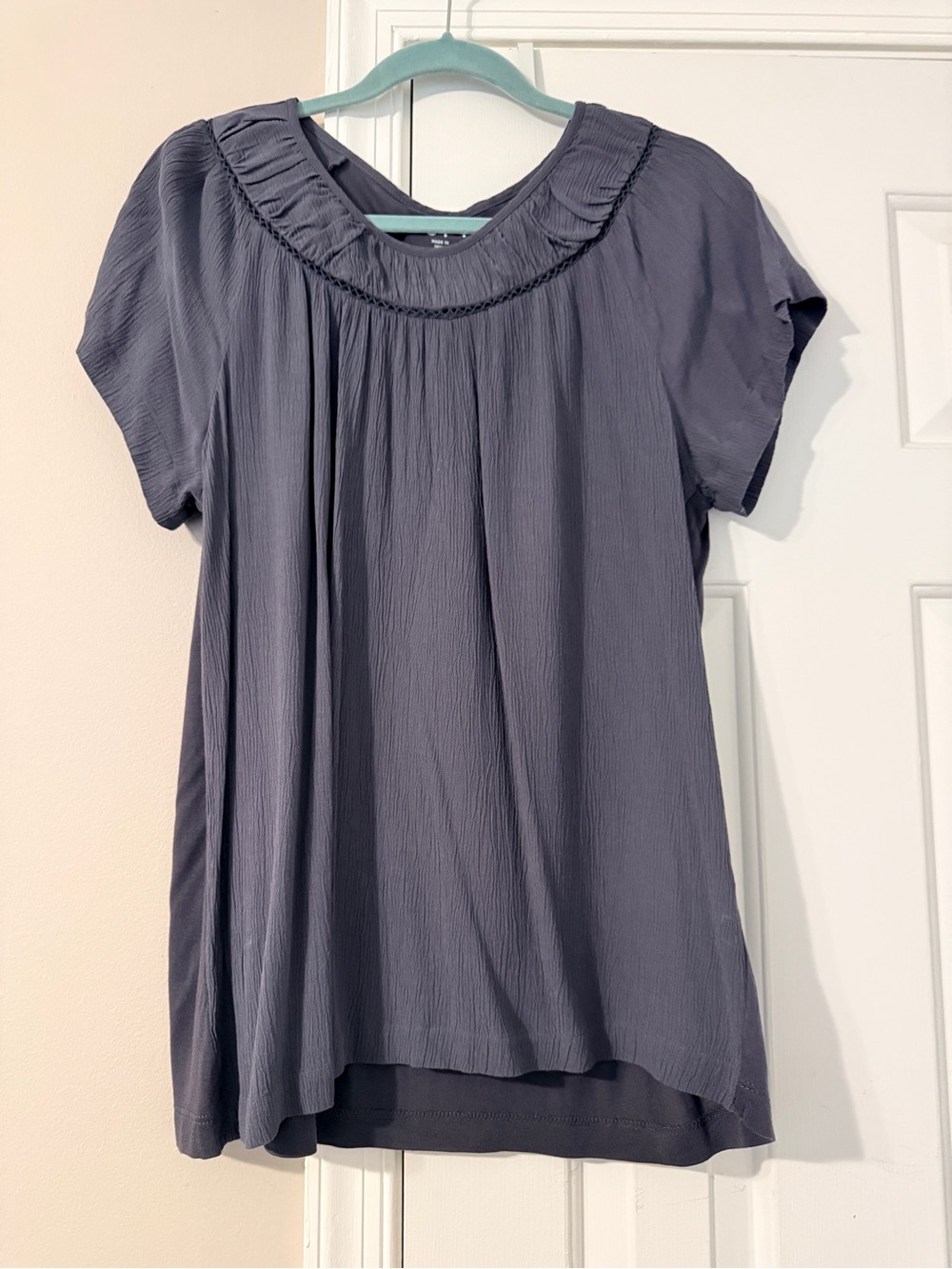 LOFT Gray Top